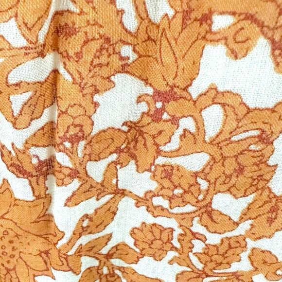 Free People Ultraviolet Maxi Dress in Tea Combo Size Large Prairie Cut Out Back - Picture 13 of 16